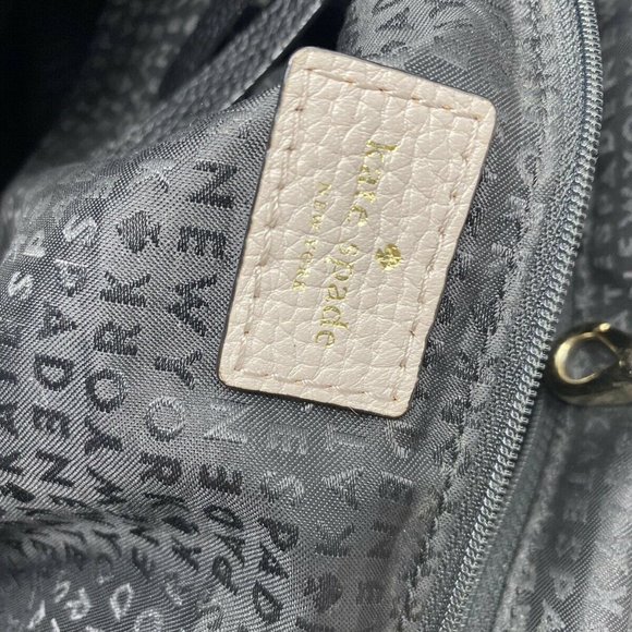 Kate Spade Large Leather Tote Customized With Bear - Picture 7 of 10